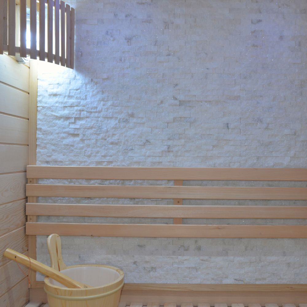 Atlantic Saunas | Elevate 1.2 | Traditional hot stone Indoor Sauna | 2 person | 2 Tier Seating
