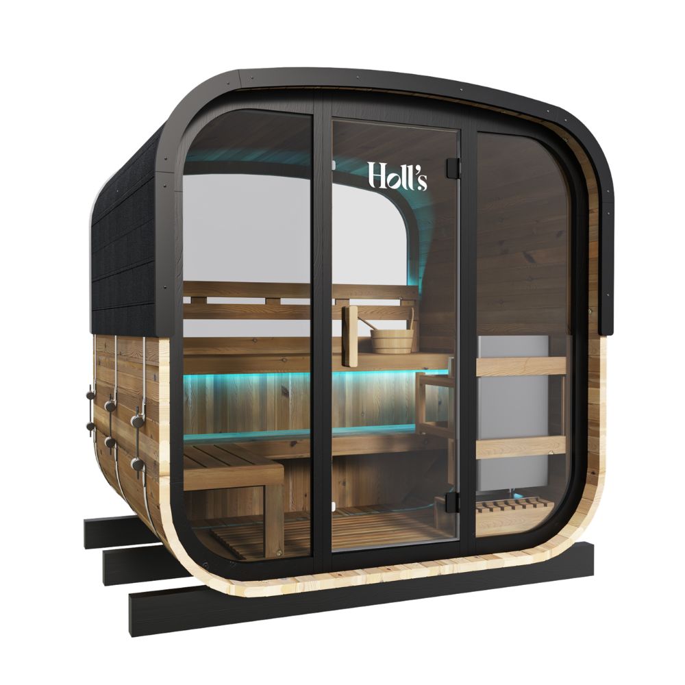 Holl's | Hestia 160 | Outdoor sauna | 4 - 6 Person | Traditional Finnish sauna