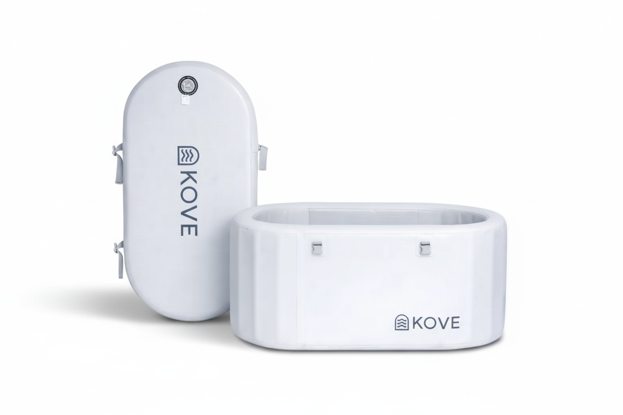 KOVE Pro Ice Bath – Premium Reclined Cold Plunge - Full Body Immersions - 450L (Chiller Compatible)