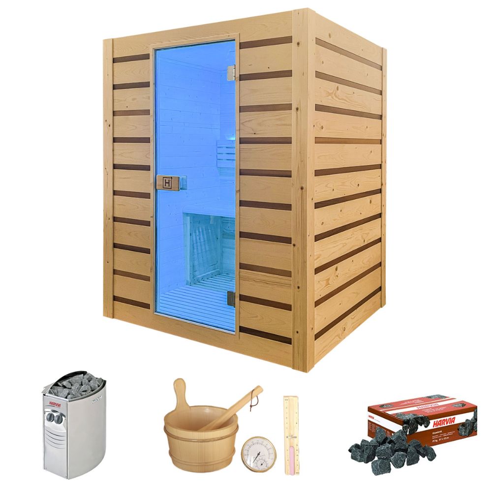 Holls Eccolo 3 - Traditional Steam Indoor Sauna - 2-3 person.