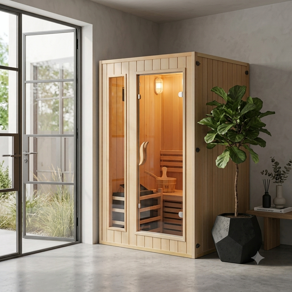 Atlantic Sauna | Core 1.2 | Snug | Traditional indoor 1-2 person sauna