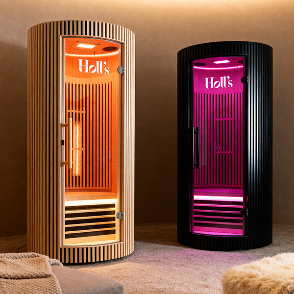 Holls Moon Indoor Infrared Sauna - 1 person - Natural Wood Edition