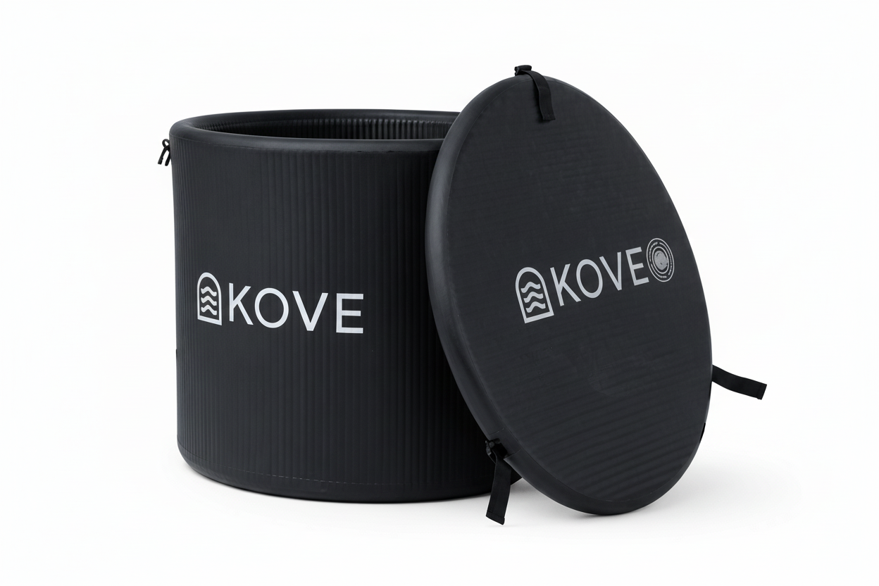 KOVE Core Ice Bath – Premium Upright Cold Plunge - Full Body Immersions - 450L (Chiller Compatible)