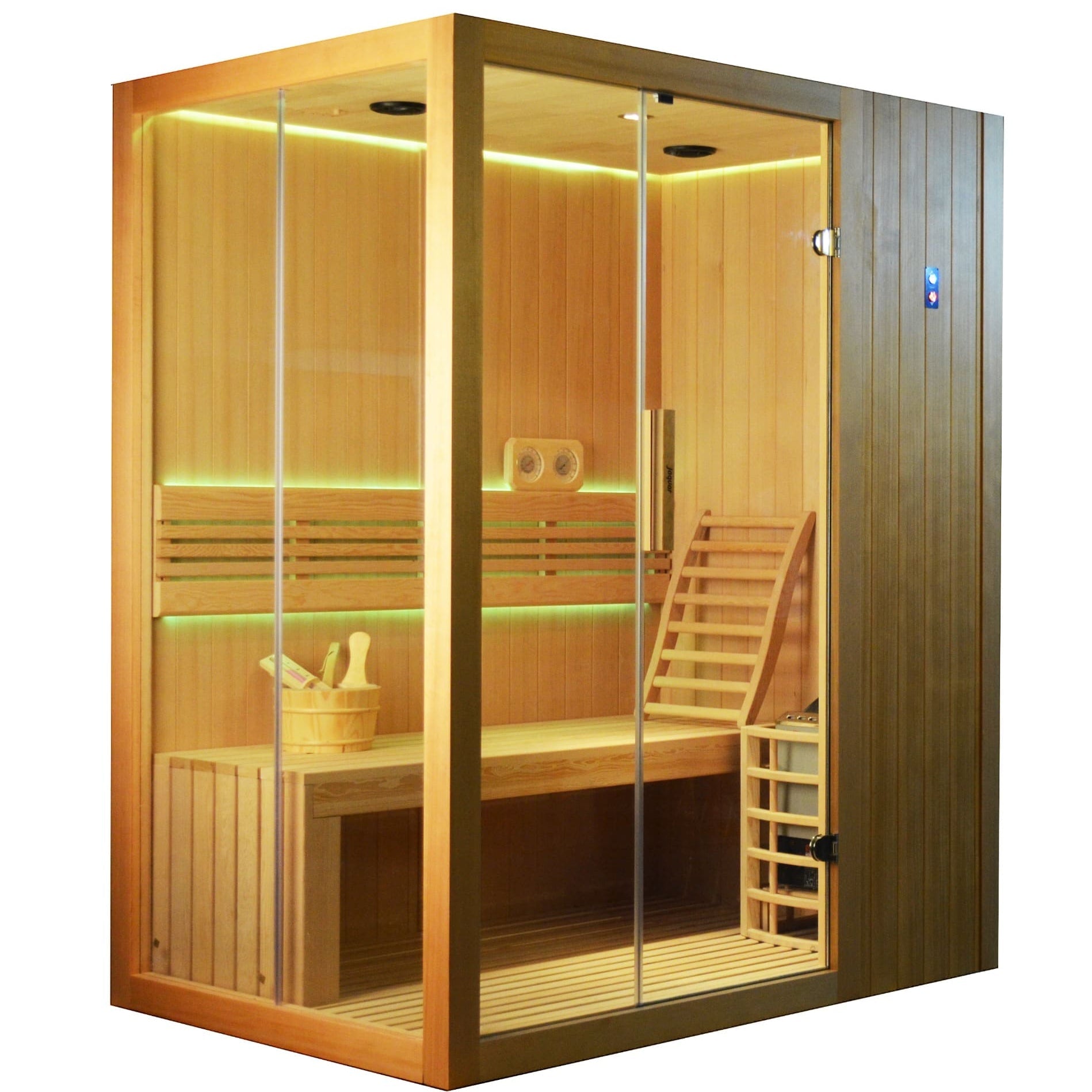 Jaquar Kubix -Traditional Steam Indoor Sauna - 2-3 Person