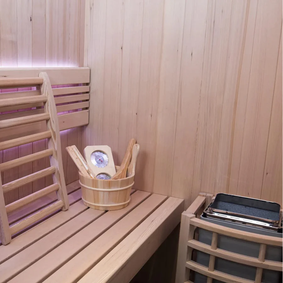 Jaquar Kubix -Traditional Steam Indoor Sauna - 2-3 Person