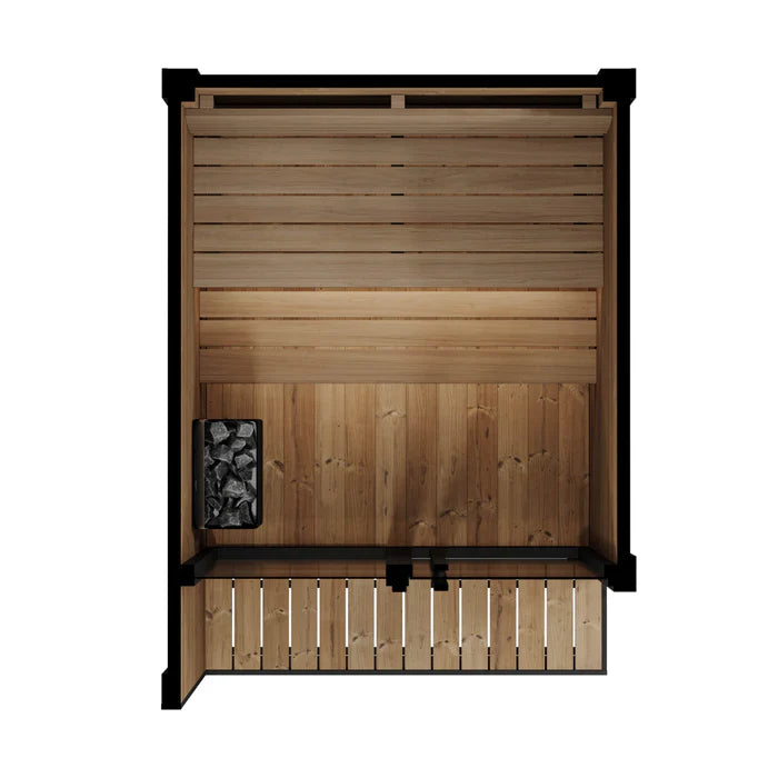 Saunalife GL4 Luxury 4 person outdoor sauna