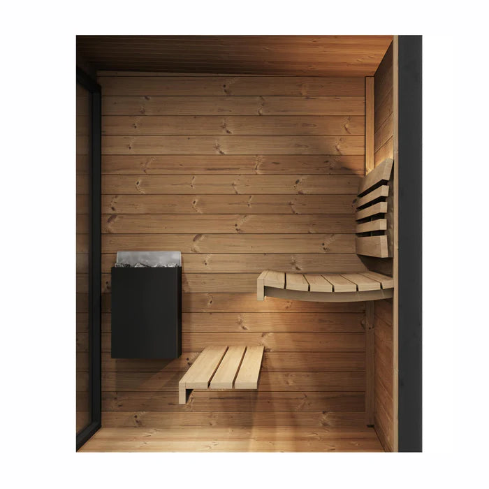 Saunalife GL4 Luxury 4 person outdoor sauna