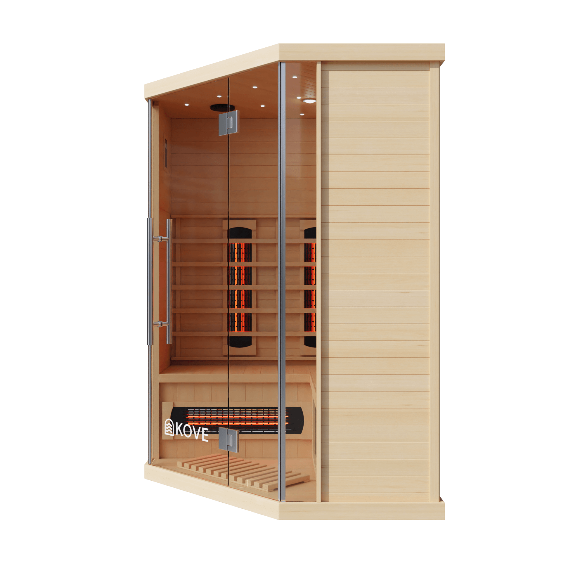 KOVE Corner Full Spectrum Infrared Sauna – 3–4 Person
