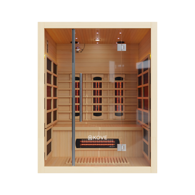 KOVE Full Spectrum Infrared Sauna – 3 Person