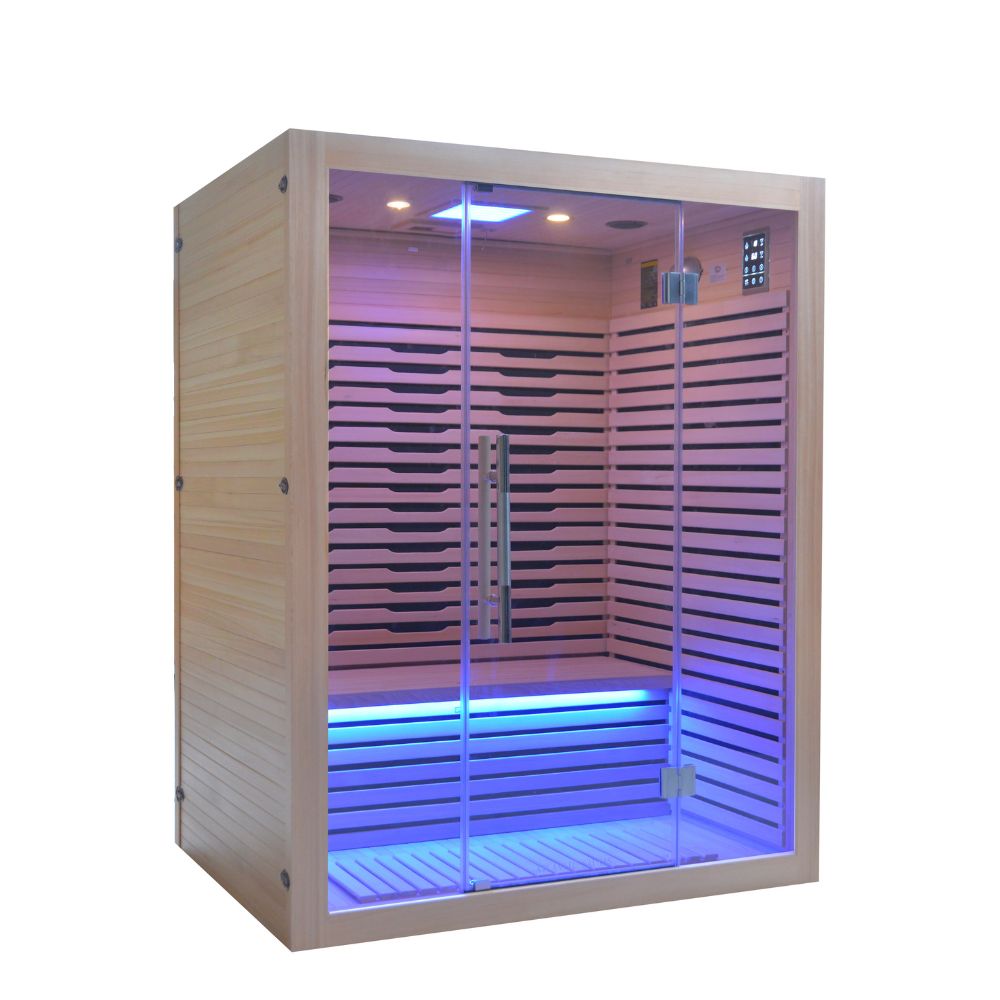 Atlantic Saunas | Glow 1.5 | 3 Person | Far Infrared Indoor Sauna