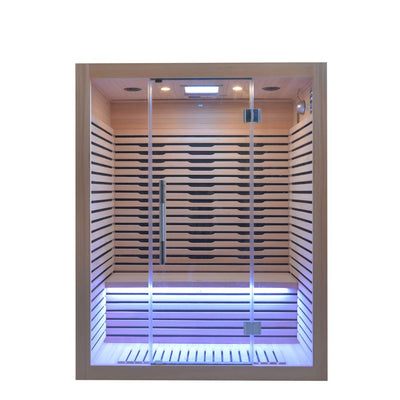 Atlantic Saunas | Glow 1.5 | 3 Person | Far Infrared Indoor Sauna