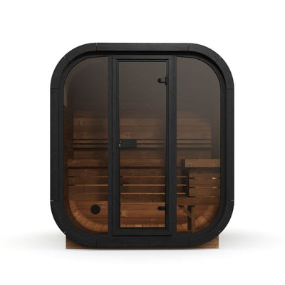 Atlantic Saunas | Horizon | 3 Person Outdoor Sauna - Full Glass Front