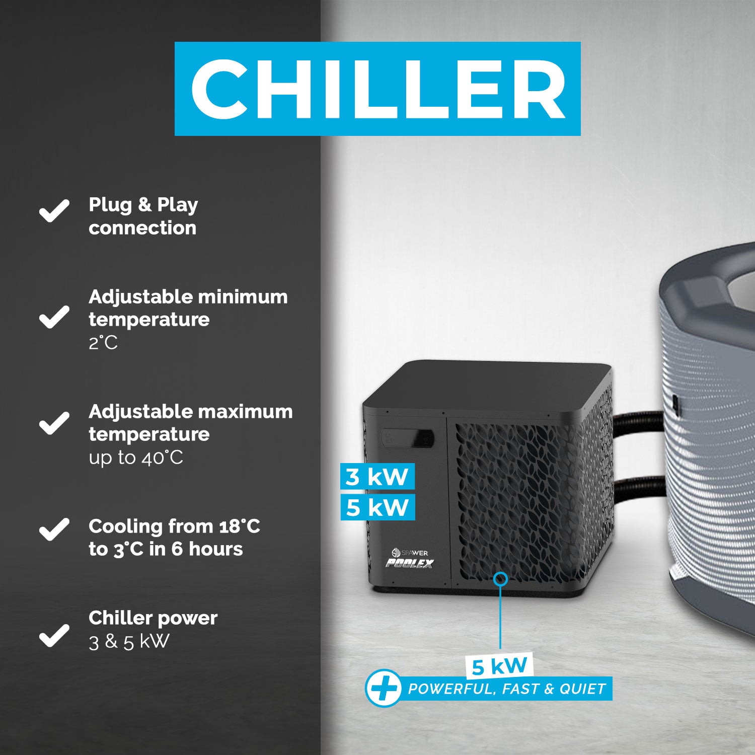 NetSpa Järvi Ice Bath and Chiller Bundle