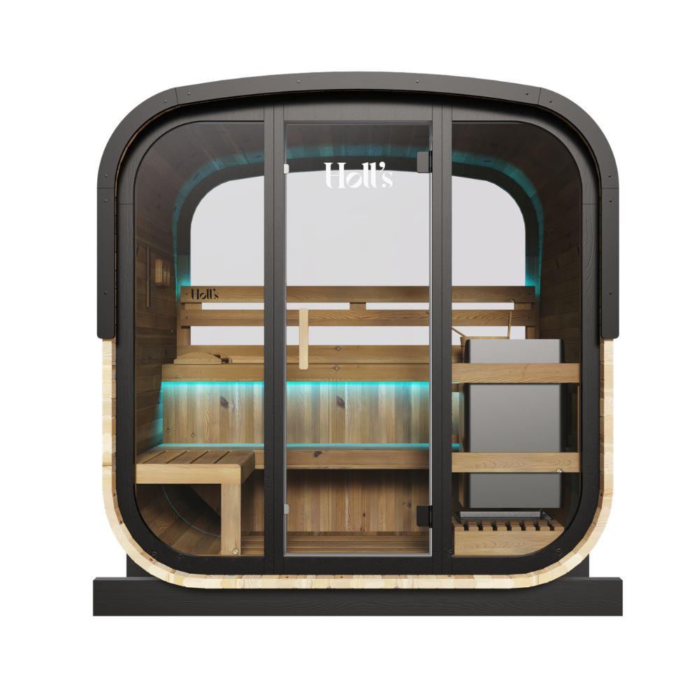 Holl's | Hestia 160 | Outdoor sauna | 4 - 6 Person | Traditional Finnish sauna