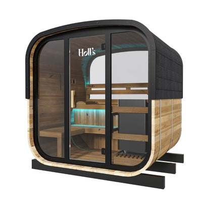 Holl's | Hestia 160 | Outdoor sauna | 4 - 6 Person | Traditional Finnish sauna