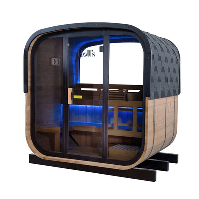 Holl's | Hestia 160 | Outdoor sauna | 4 - 6 Person | Traditional Finnish sauna