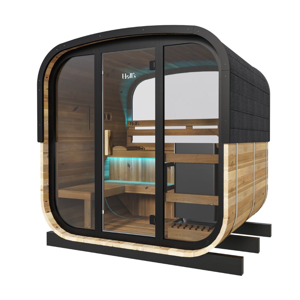 Holl's | Hestia 160 | Outdoor sauna | 4 - 6 Person | Traditional Finnish sauna