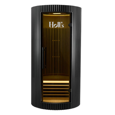 Holls Moon Indoor Infrared Sauna - 1 person - Black Edition