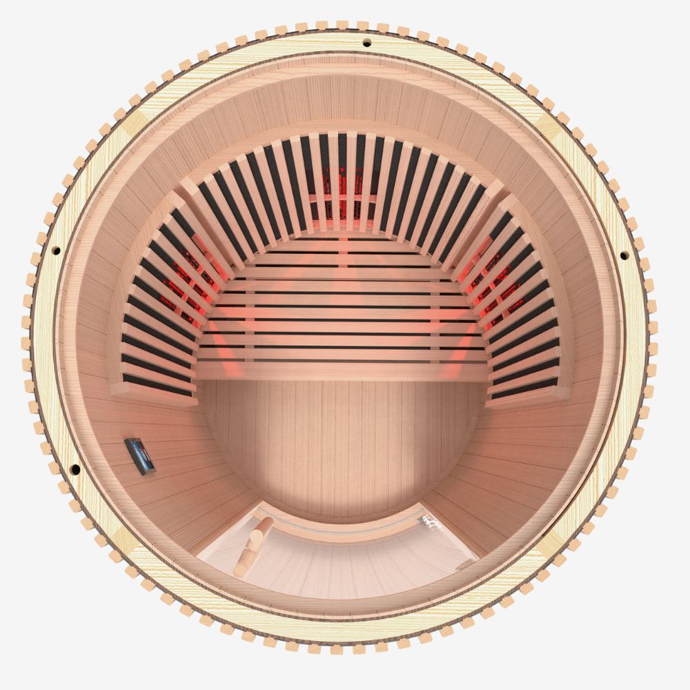 Holls Moon Indoor Infrared Sauna - 1 person - Black Edition