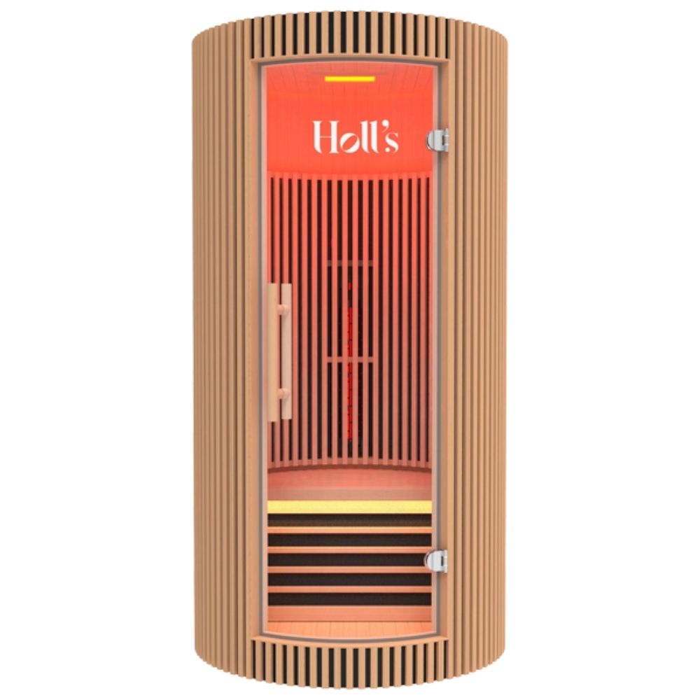 Holls Moon Indoor Infrared Sauna - 1 person - Natural Wood Edition