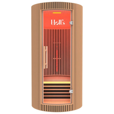 Holls Moon Indoor Infrared Sauna - 1 person - Natural Wood Edition