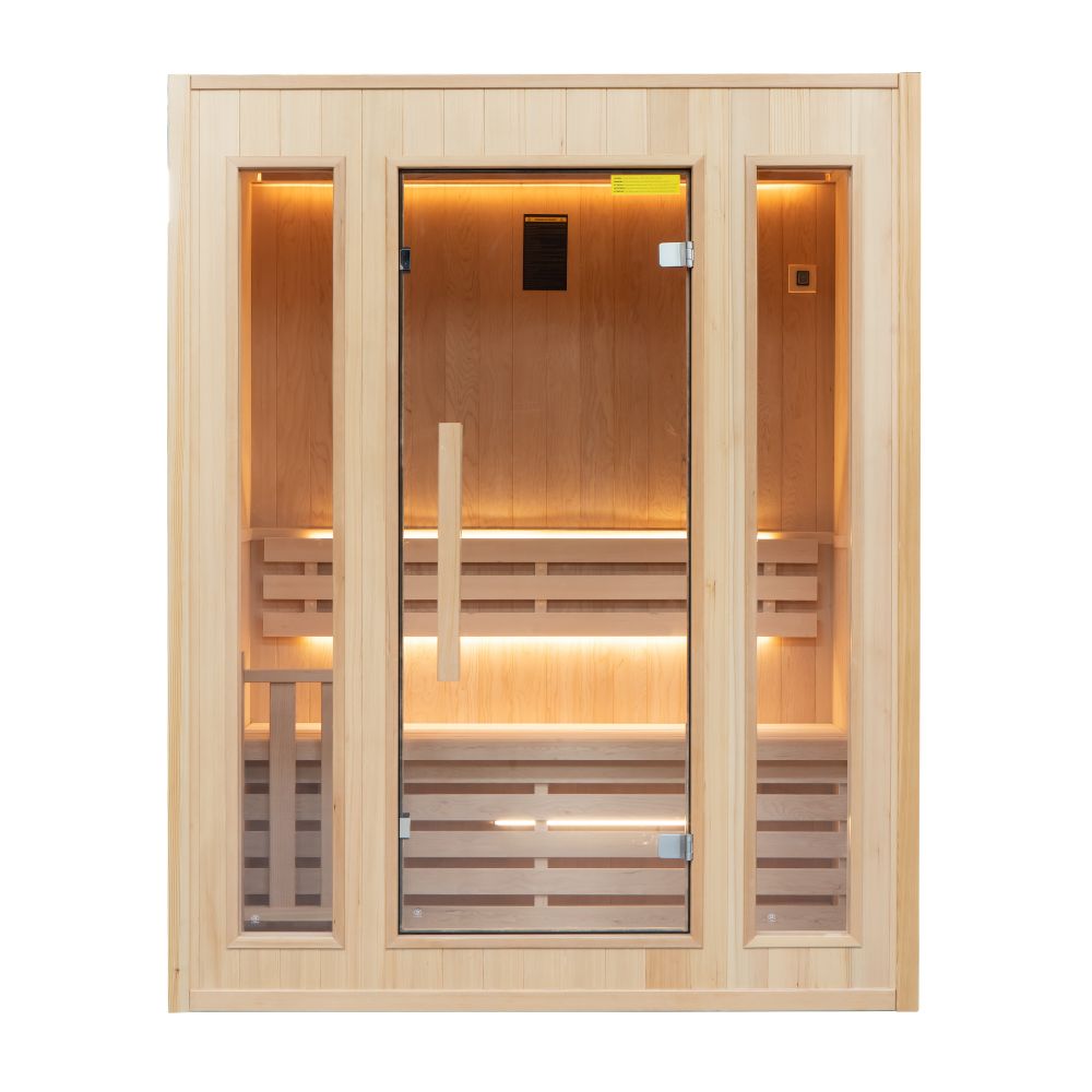 France Sauna - Zen - 3 Person - Traditional hot stone sauna