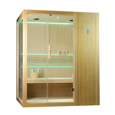 Jaquar Kubix -Traditional Steam Indoor Sauna - 2-3 Person