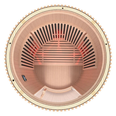 Holls Moon Indoor Infrared Sauna - 1 person - Natural Wood Edition