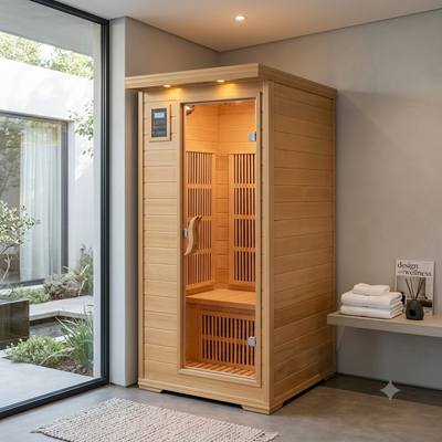 Atlantic Glow 0.9 | Mono | Infrared Indoor 1 Person Sauna