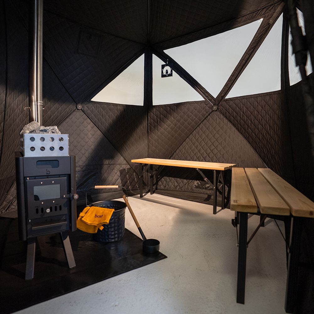 Bast - Wood-Fired Sauna Tent - Näver Premium