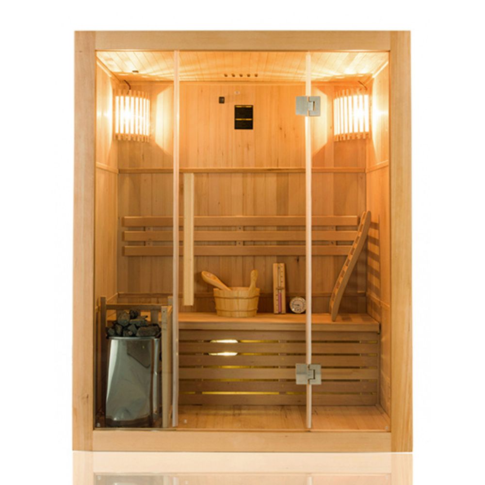 France Sauna - Sense | 4 Person - Indoor traditional hot stone sauna