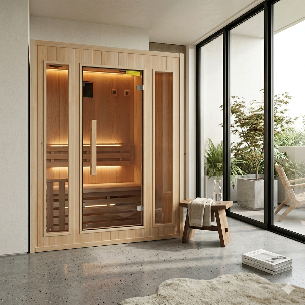 France Sauna - Zen - 3 Person - Traditional hot stone sauna