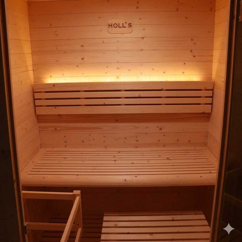 Holls Eccolo 3 - Traditional Steam Indoor Sauna - 2-3 person.