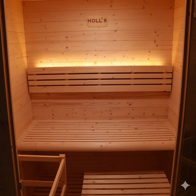 Holls Eccolo 3 - Traditional Steam Indoor Sauna - 2-3 person.