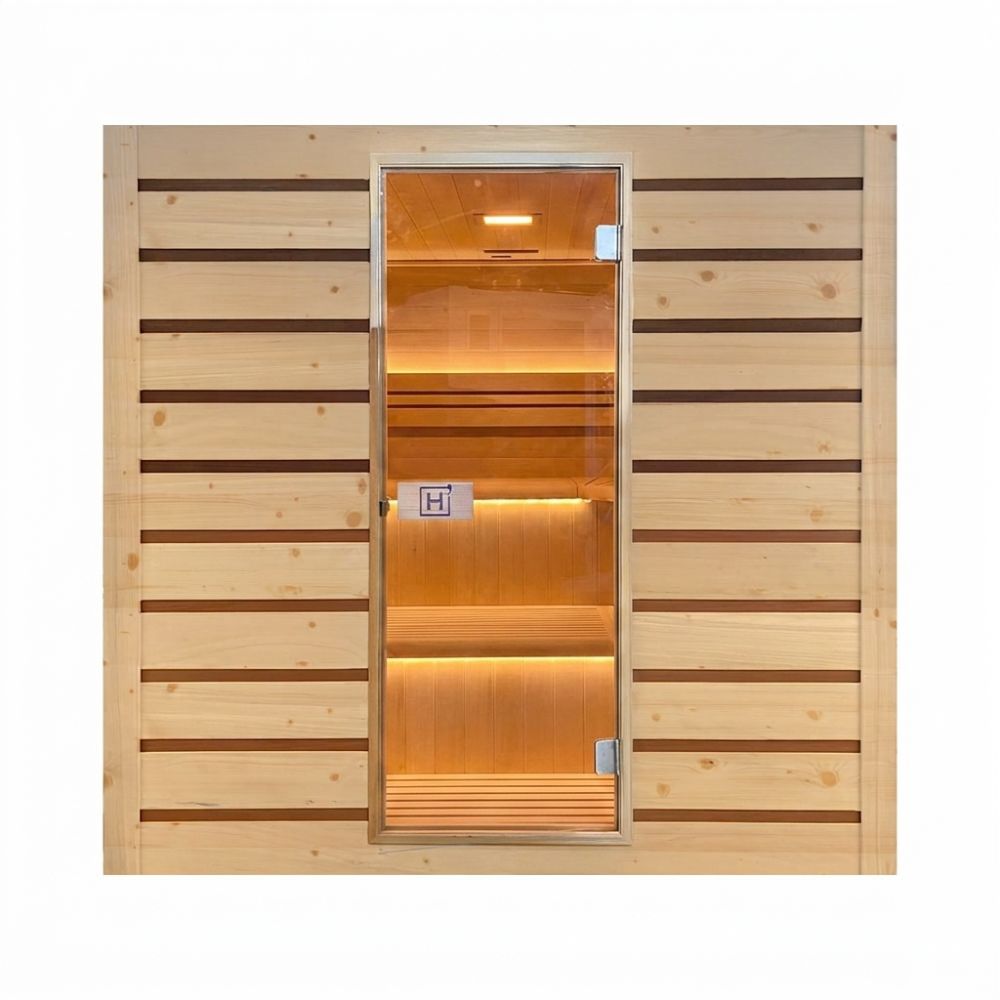 Holl's Eccolo 6 - Traditional Steam Indoor Sauna - 6 person.