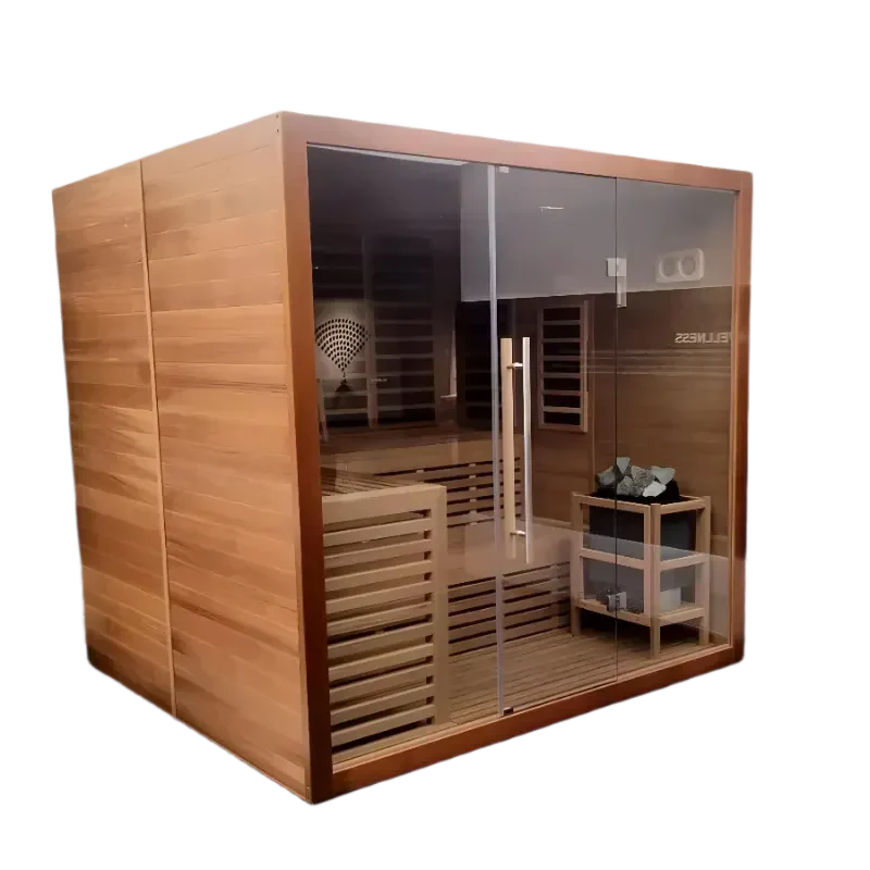 Artize Bio - Premium Hybrid dual heat source - Traditional Stove and Infrared Indoor sauna