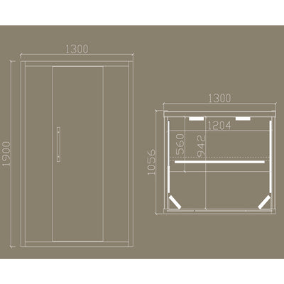 Jaquar Paire - Indoor Infrared Sauna - 2-3 Person