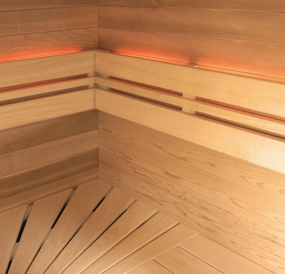 Holl's Eccolo 6 - Traditional Steam Indoor Sauna - 6 person.