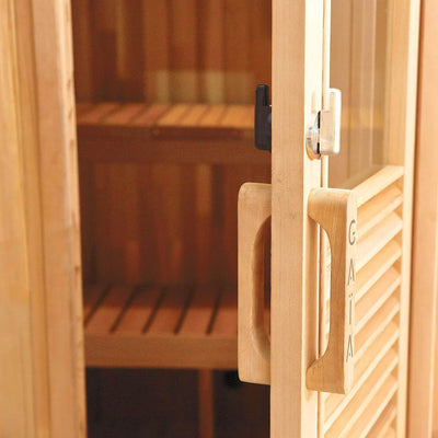 Holl's - Gaïa Nova Outdoor Sauna — Complete Package Cabin + Harvia Vega 8kW hot stone stove