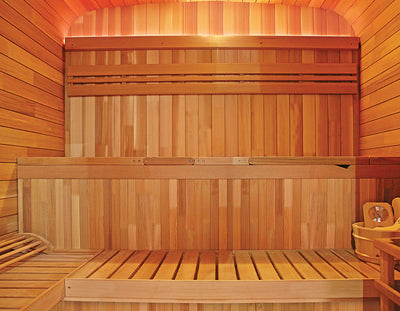 Holl's - Gaïa Nova Outdoor Sauna — Complete Package Cabin + Harvia Vega 8kW hot stone stove