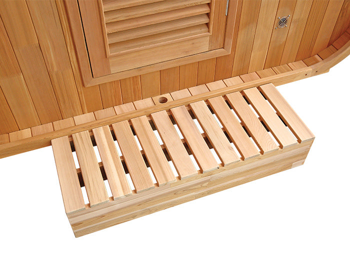 Holl's - Gaïa Nova Outdoor Sauna — Complete Package Cabin + Harvia Vega 8kW hot stone stove