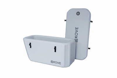 KOVE Elite Ice Bath – Premium Ergonomic Reclined Cold Plunge - Full Body Immersion - 450L (Chiller Compatible)