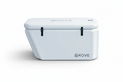 KOVE Elite Ice Bath – Premium Ergonomic Reclined Cold Plunge - Full Body Immersion - 450L (Chiller Compatible)