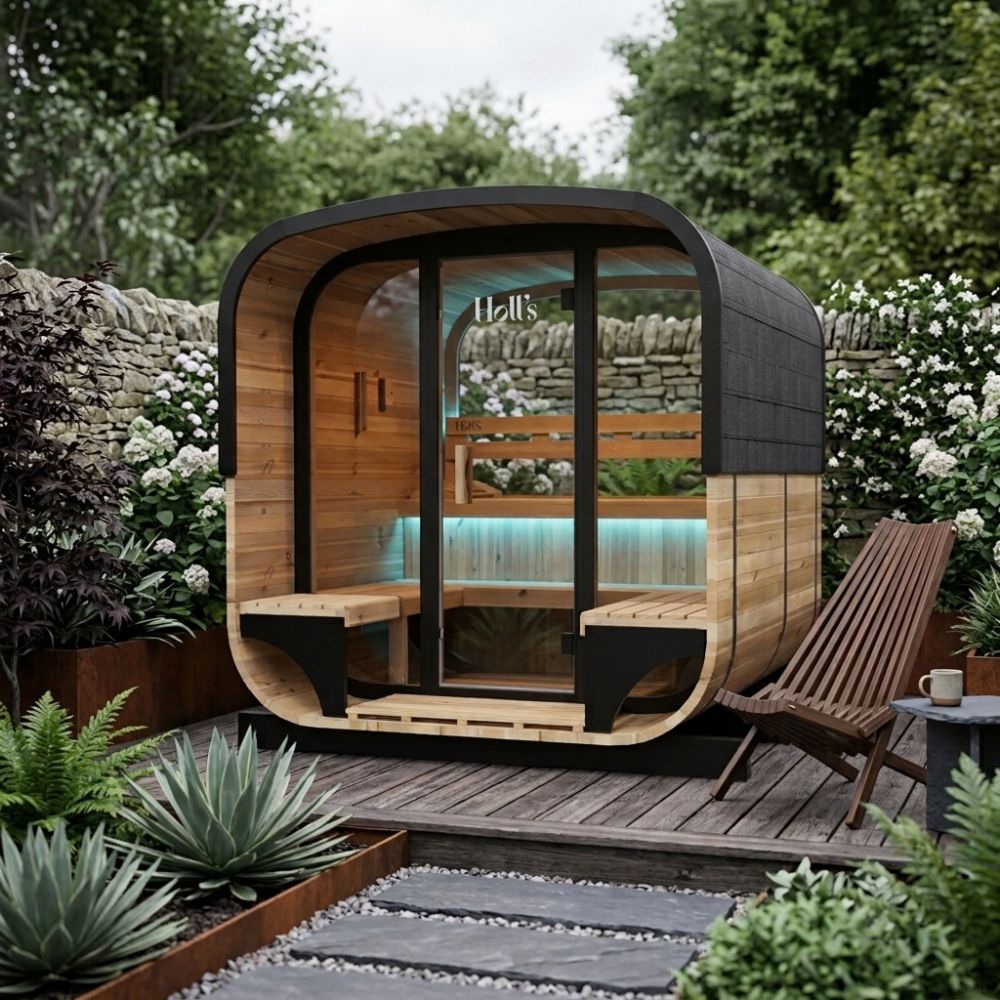 Holl's | Hestia Lounge 210 | Outdoor sauna | 4 - 6 Person | Traditional Finnish sauna